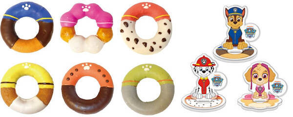 パウパトがドーナツ化 カラフル可愛い パウ パトロール が ジャックインザドーナツ とコラボ 22年7月29日 エキサイトニュース