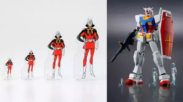 ガンダム】1／144～1／48の4体セット！ アムロとシャアのミニアク 