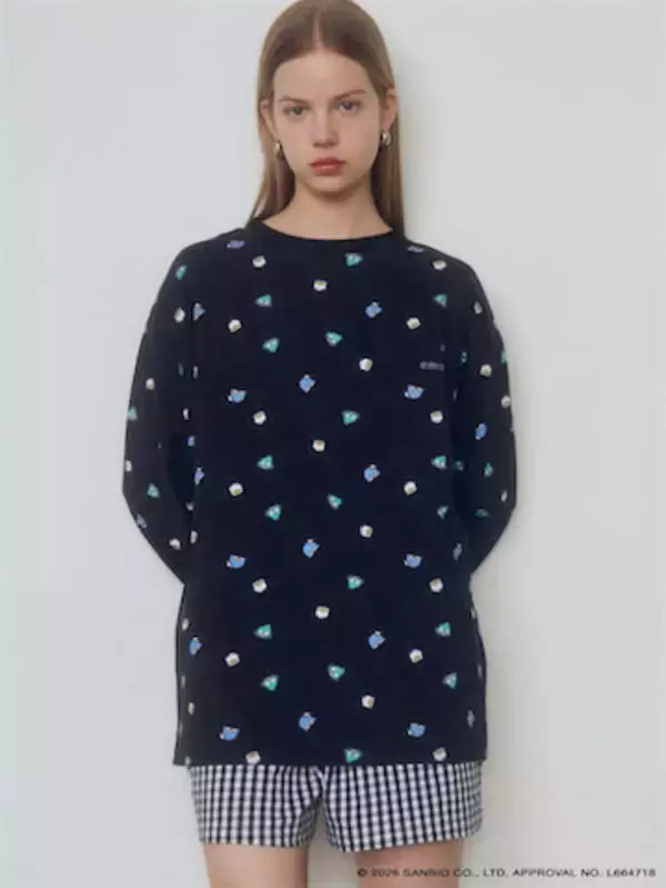 【はぴだんぶい】EMODAコラボは落ち着きのある総柄がかわいい