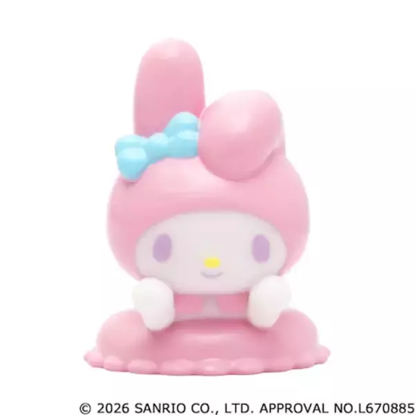 【サンリオ】マイメロディたちがふんわり光るマスコットライトがカプセルトイに登場！