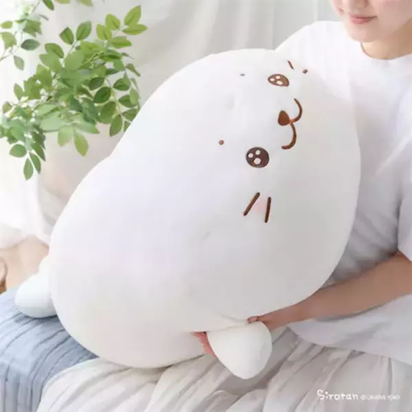 【しろたん】TVアニメ化記念！ 「しろたんうるうるふわもち抱き枕85cm」がネット限定発売