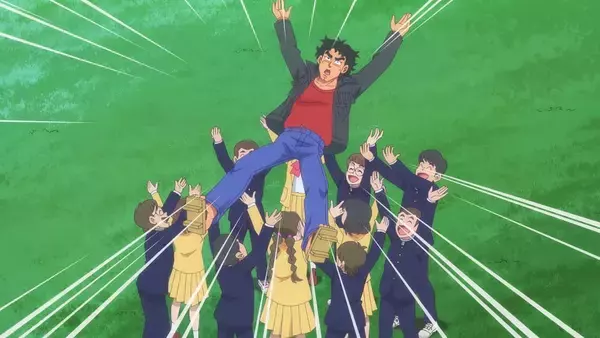 「『ハイスクール！奇面組』第4話「時をかけろ！熱⾎教師」「物星⼤ 埋めるホネはありますか？」あらすじ＆場面カット！」の画像