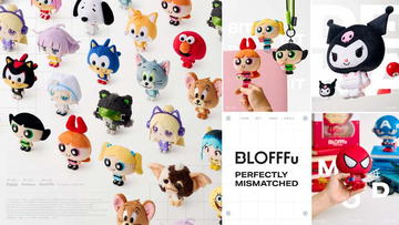 【BLOFFFu（ブロッフ）】ぬいぐるみと成型ボディが合体した新ハイブリットトイ誕生！