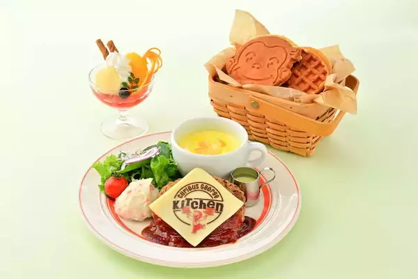 【Curious George Kitchen】「ワッフルフェア」開催！ ワッフルとパンケーキが食べ放題の限定メニュー登場