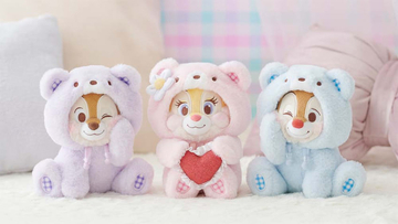 【ディズニーストア】4月2日はチップとデールの誕生日！ くまのパジャマに身をつつんだ新コレクション登場