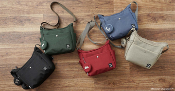 【ムーミン】機能美と遊び心をまとった新作ショルダーバッグは刺繍ポーチ付き！