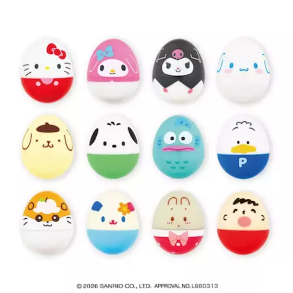 【サンリオキャラクターズ】「ゆらゆらおきあがりこぼし」がモーリーファンタジーに登場！