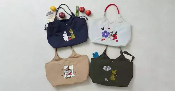 【ムーミン】美しい刺繍の立体感と機能性が魅力のトートバッグが登場！