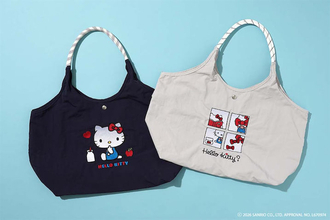 【ハローキティ】実用性と大人かわいいデザインが魅力のバッグはシーンで選べる3サイズ！