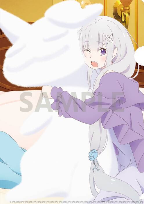 Re ゼロ 氷結の絆 3週目入場者プレゼントはエミリア レム ラムのa4クリアファイル3種 19年11月19日 エキサイトニュース