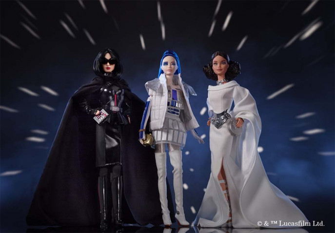 バービー60周年 スター・ウォーズとコラボ