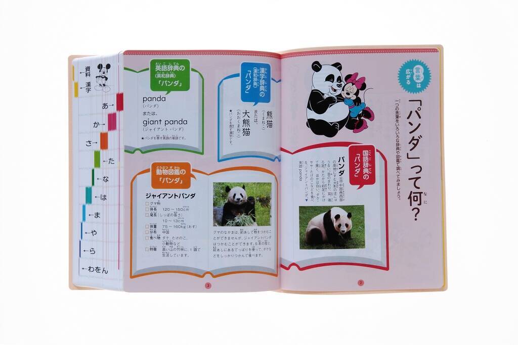 ミッキー ミニーが辞書になった ディズニーデザインの国語 漢字辞典発売 19年12月10日 エキサイトニュース