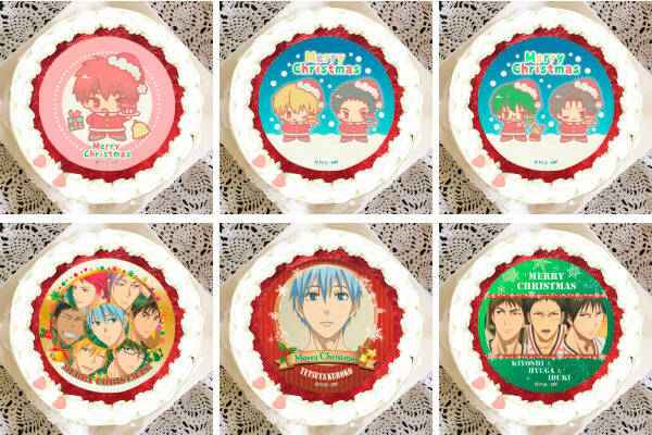 可愛い黒子に赤司も 描き起こしデザイン満載全43種 黒子のバスケ クリスマスケーキ19 19年12月18日 エキサイトニュース