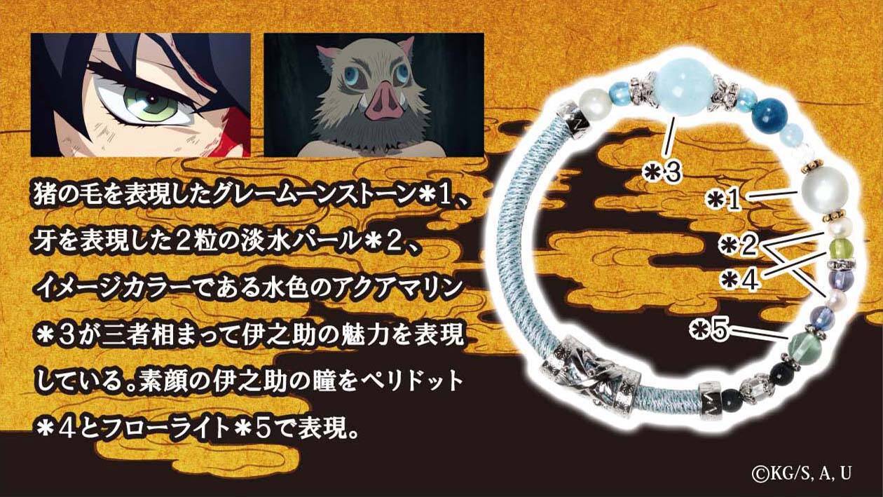 鬼滅の刃 キャラをイメージした天然石ブレスレットを画像で解説 19年12月17日 エキサイトニュース 2 2