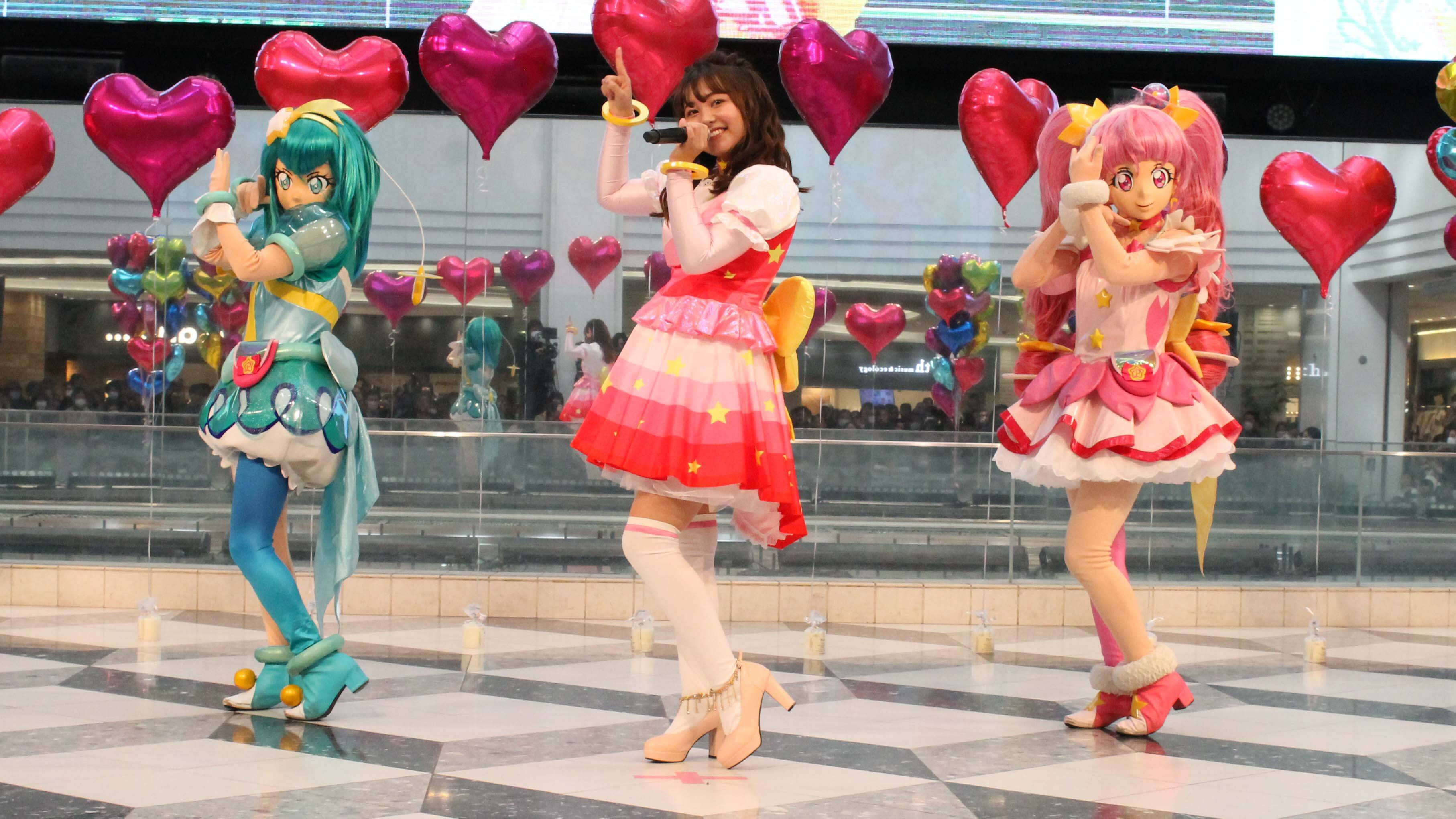 スタプリからヒープリへバトンタッチ ヒーリングっど プリキュア お披露目ショーでエンディングダンスを披露 年2月1日 エキサイトニュース