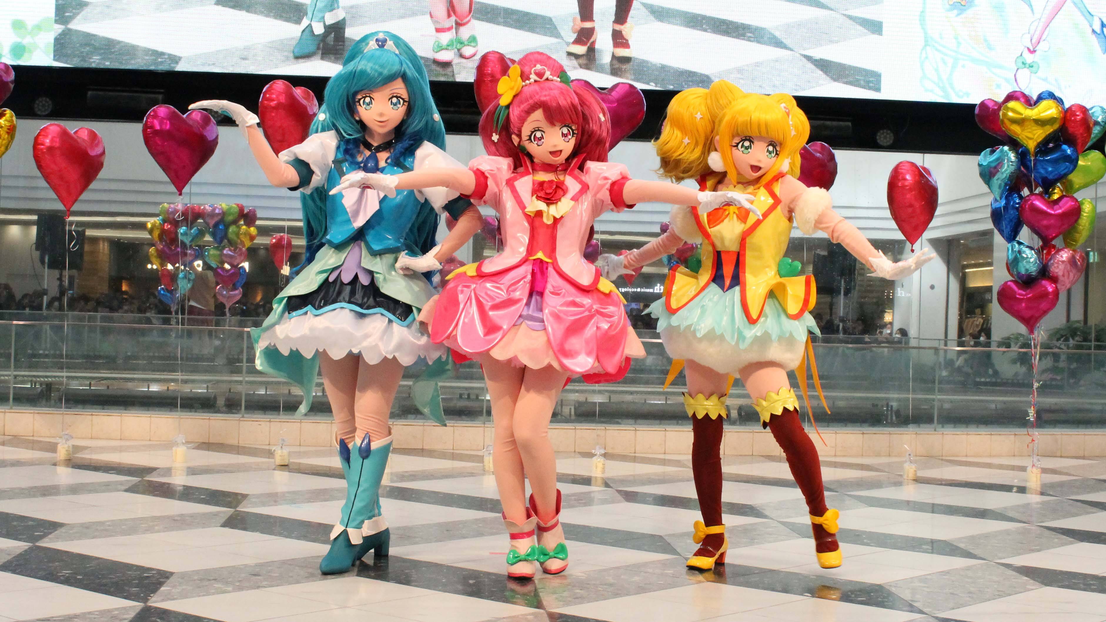 スタプリからヒープリへバトンタッチ ヒーリングっど プリキュア お披露目ショーでエンディングダンスを披露 年2月1日 エキサイトニュース 2 3