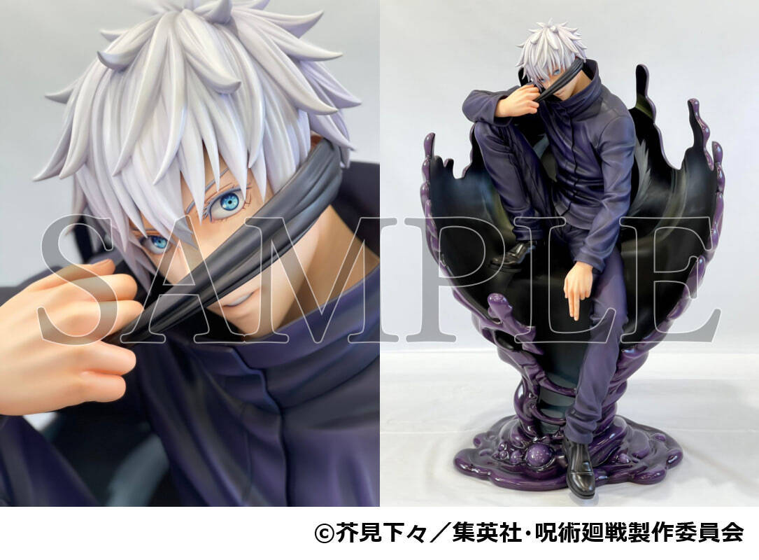 物語を追体験 五条悟等身大フィギュアも アニメ 呪術廻戦展 21年6月6日 エキサイトニュース