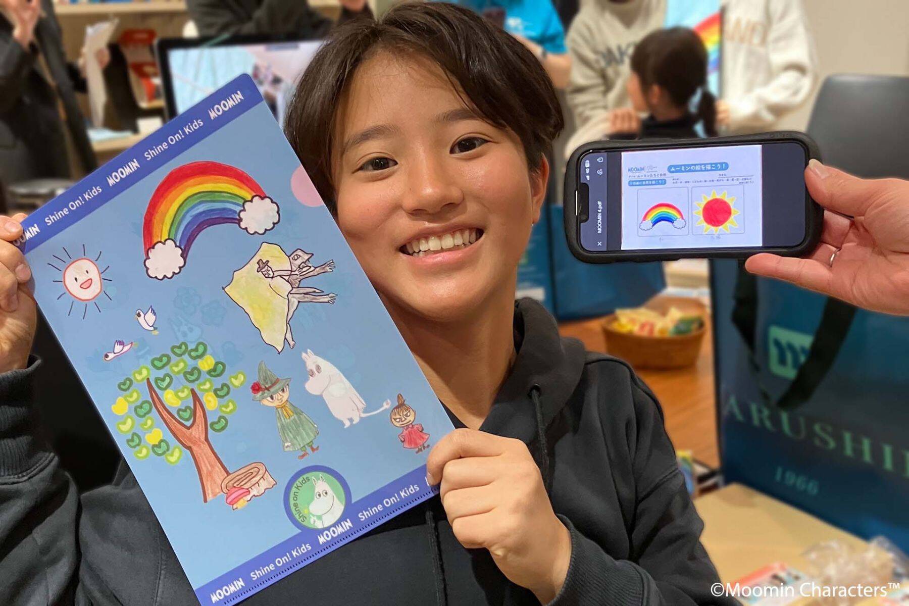 【ムーミン】小児がん経験者の子どもたちが描いたイラストをデザインしたアイテムが登場！