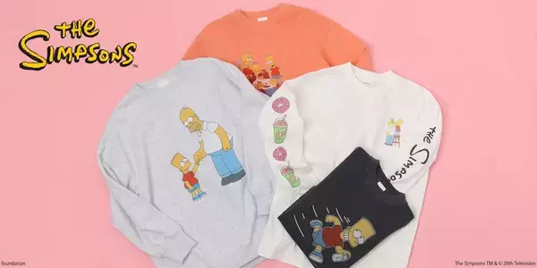 【ザ・シンプソンズ】ポップで楽しいデザインのカプセルコレクションがROSE BUD全店舗で発売！