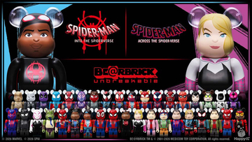 【Happyくじ】『スパイダーバース』のキャラクターがBE@RBRICKで登場！