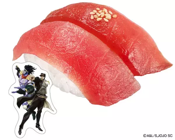 【ジョジョの奇妙な冒険】スシローと初コラボ！ 描き下ろしグッズ付き商品登場