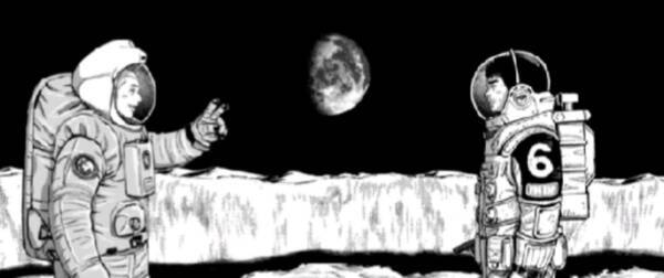 月面到着記念 宇宙兄弟 うめだ阪急 3月23日より開催 22年3月17日 エキサイトニュース