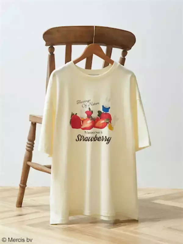 「【ミッフィー】いちごがキュート♪ 大人気コラボTシャツの新作登場！」の画像