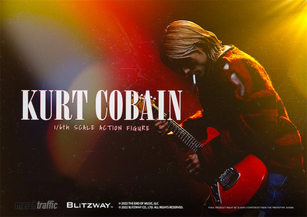 伝説のバンド ニルヴァーナ のカート コバーンがフィギュアで登場 22年12月3日 エキサイトニュース