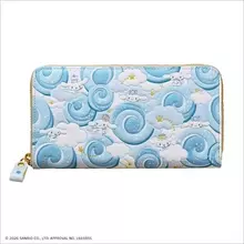 【シナモロール】浅草文庫（R）とコラボした優しい彩りの革財布！