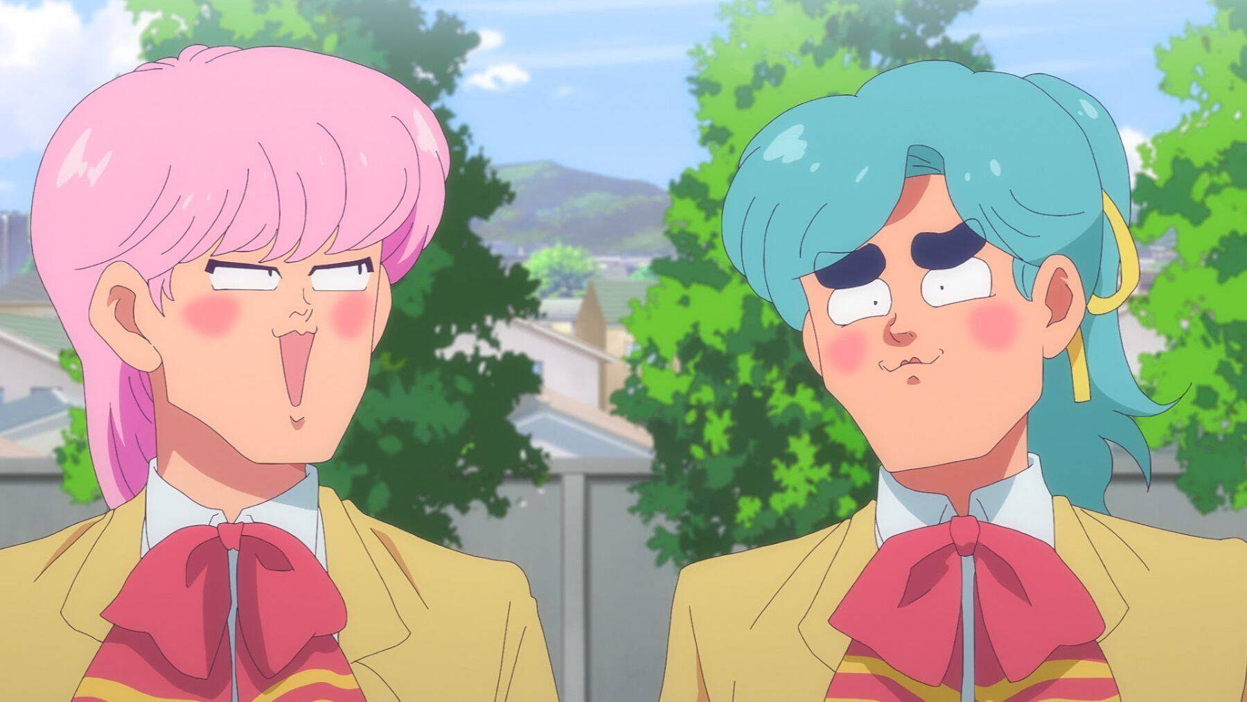 『ハイスクール！奇面組』第3話「親切⼼のギャグ効果！？」「あまのじゃくにおめぐみを」あらすじ＆場面カット！