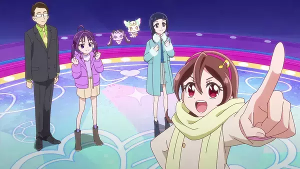 「『キミとアイドルプリキュア♪』第48話　はなみちタウンにあらわれたダークイーネをライブに招待！」の画像