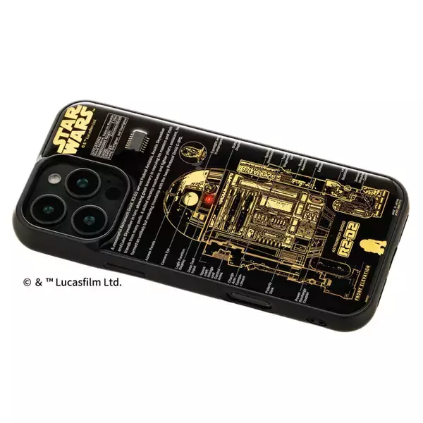 「「スター・ウォーズ」R2－D2、ダースベイダー、デス・スターもデザイン！ 電池無しでLEDが光るiPhone16用ケース登場」の画像