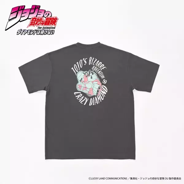 「ドラララァ！「ジョジョ」仗助の“クレイジー・ダイヤモンド”などをデザイン！イオン限定アパレル登場」の画像