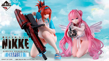 「勝利の女神：NIKKE」エレグ、ドロシー、ラピのフィギュアに注目☆ かわいいニケたちの豪華賞品に釘付け！【一番くじ】