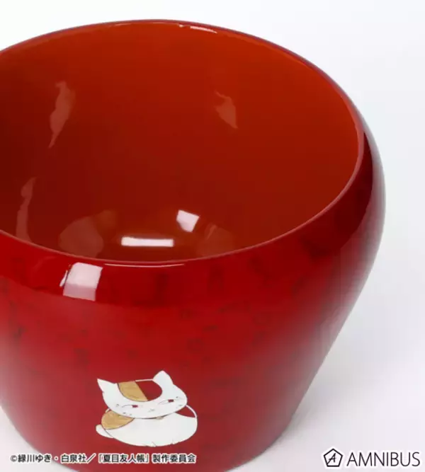 「「夏目友人帳」ニャンコ先生、青森の伝統漆器・津軽塗とコラボ!? ニャンコ先生が大好きなお酒もたくさん飲めちゃう♪」の画像