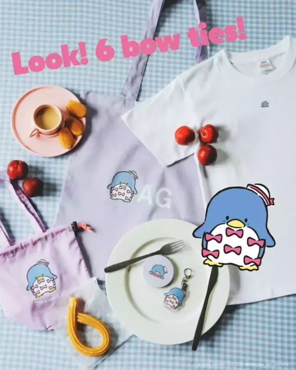 「「サンリオ」キティやポムポムプリンを、上品＆カジュアルに楽しもう♪ Tシャツ、トートバッグ、巾着型ポーチが登場」の画像