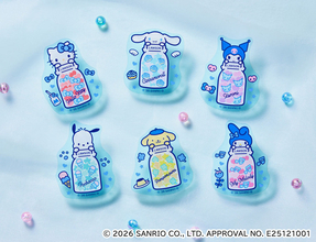 シナモロール、ハローキティがミルク瓶をぎゅっ♪「サンリオ」ローソン50周年記念でオリジナルグッズ販売