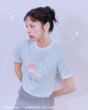 「キキ＆ララ、キラキラビジューやラメ刺繍で夏・秋をロマンティックに♪ Tシャツ、スカジャンが登場「LILY BROWN」初コラボ」の画像3
