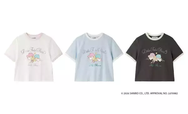 「キキ＆ララ、キラキラビジューやラメ刺繍で夏・秋をロマンティックに♪ Tシャツ、スカジャンが登場「LILY BROWN」初コラボ」の画像