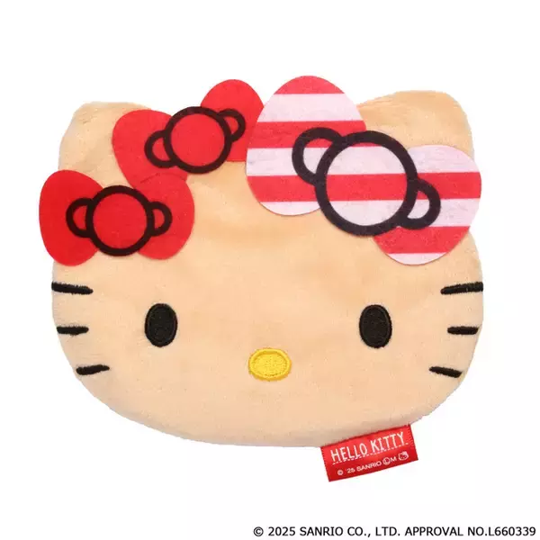 「“最強ギャル”ハローキティ♪寒さも楽しめる日焼け姿のかわいいポーチやBIG巾着が登場」の画像