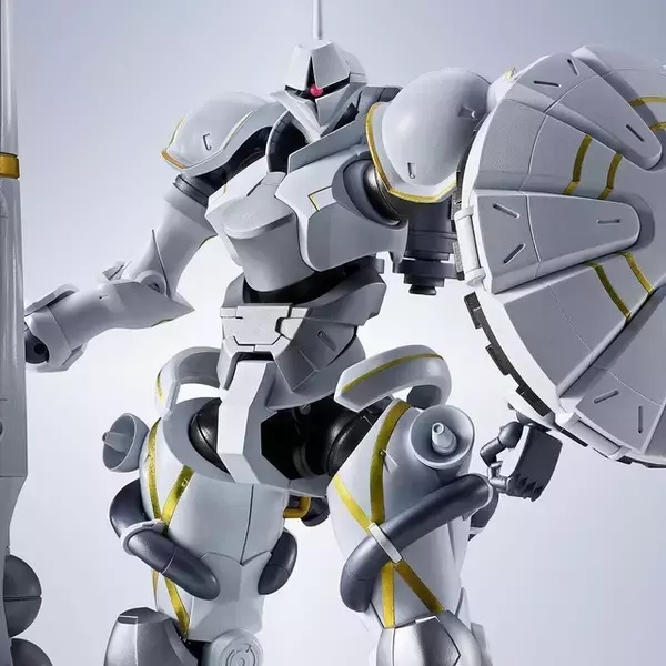 「「ガンダム GQuuuuuuX」エグザベ専用ギャンが“METAL ROBOT魂”から立体化！本体より大きい約23cmのハクジを装備」の画像