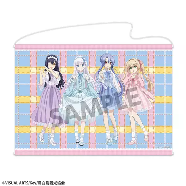 「「サマポケ」しろは、蒼、鴎、紬が“ゆめかわ”なワンピース姿に！新規描き下ろしイラストグッズが可愛すぎる♪」の画像