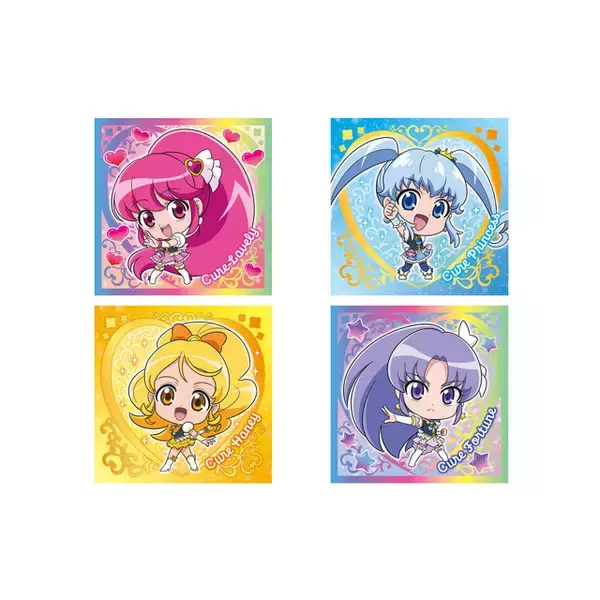 「「ハピプリ」「ゴープリ」「まほプリ」のプリキュアたちがキュートなデフォルメ姿に♪ 「にふぉるめーしょん シールウエハース4」が予約受付中」の画像
