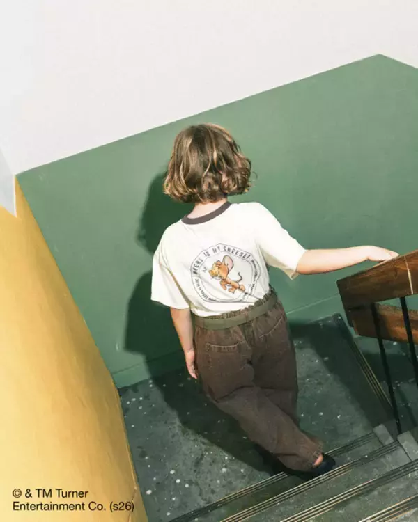 「「トムとジェリー」“かくれんぼ”テーマのドット柄が可愛い♪ 遊び心あふれるキッズTシャツが新登場」の画像