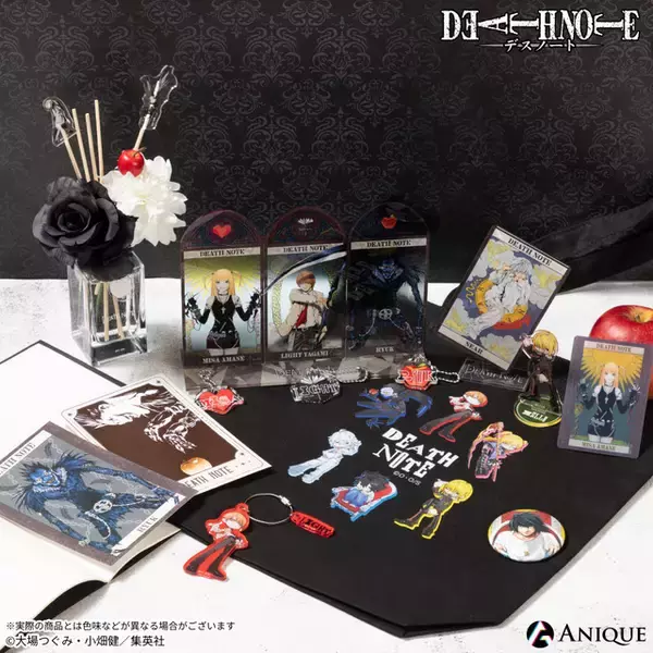 「「DEATH NOTE」東京・大阪・福岡でPOP UP開催！ファン必見のタロットカード風デザインやミニキャラグッズが勢揃い！」の画像