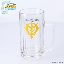 “乾杯！”ではなく、“ジーク・ジオン！”「ガンダム」シリーズのエンブレムが描かれたジョッキが登場！ アムロやシャア、マフティーや鉄華団のパーソナルマーク入り