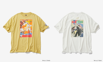 歴代「ゴジラ」のポスターアートをTシャツに！ 個性豊かな怪獣たちの臨場感溢れる場面写真、キャップなども登場