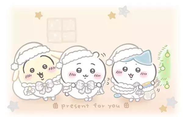 「ちいかわパーク」がクリスマス仕様に！ サンタ帽を被ったハチワレたちとグリーティング♪ 新商品も登場