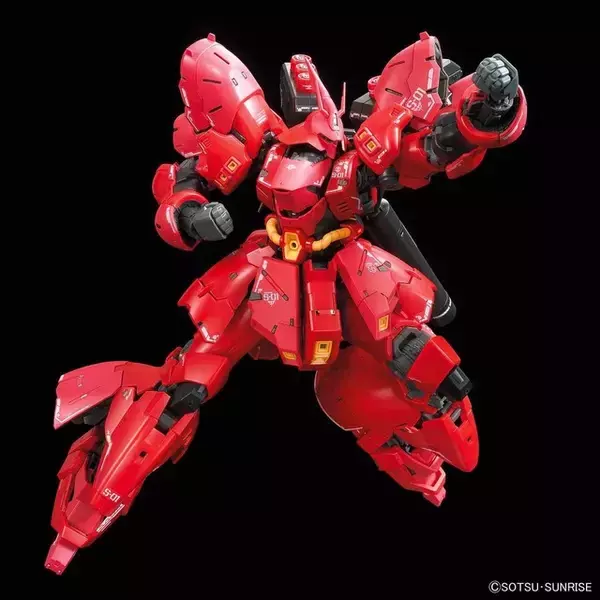 「“私、シャア・アズナブルが粛清しようというのだ”「RG 1/144 サザビー」が抽選販売受付中！ 1/144スケール史上最大級のギミックを搭載」の画像