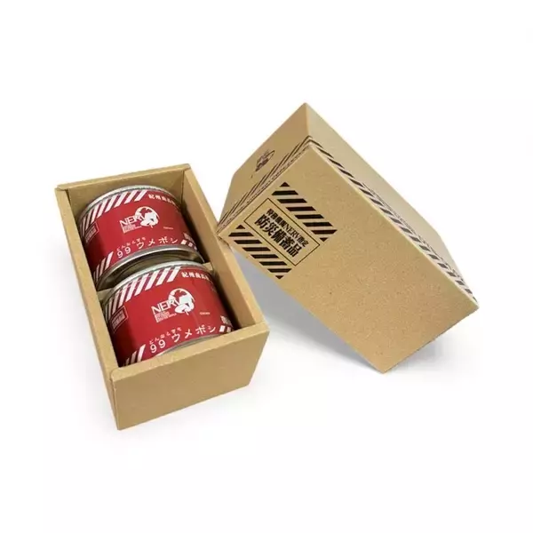 「「エヴァ」NERV指定の第3新東京市の防災備蓄品!? 水さえあれば食べられる“ウメとご飯”でもしもの時に備えよう！」の画像